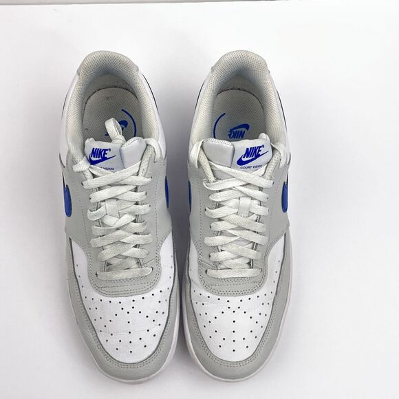 Nike Court Vision Shoes Mens 10.5 Photon Dust Racer Blue Low Top Sneakers FN4019 main image 5